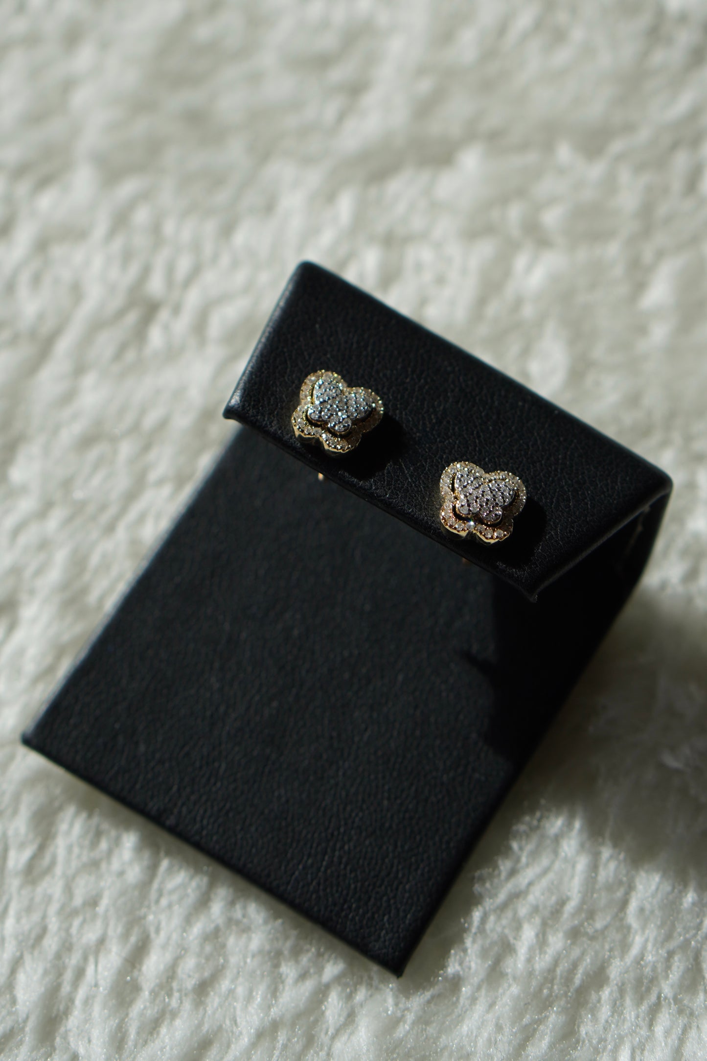 Diamond Small Butterfly Earrings