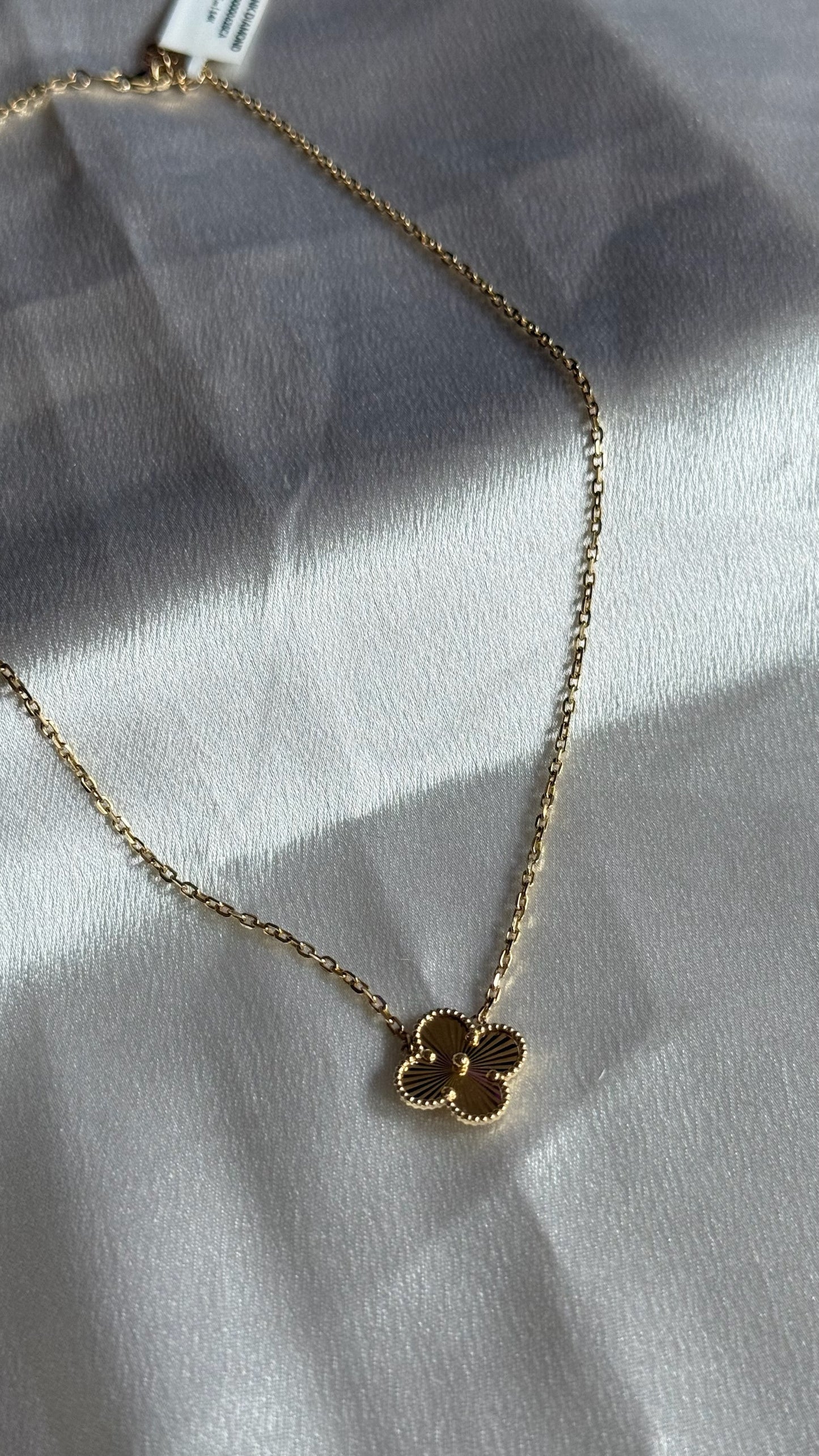 14K Clover Pendant Necklace