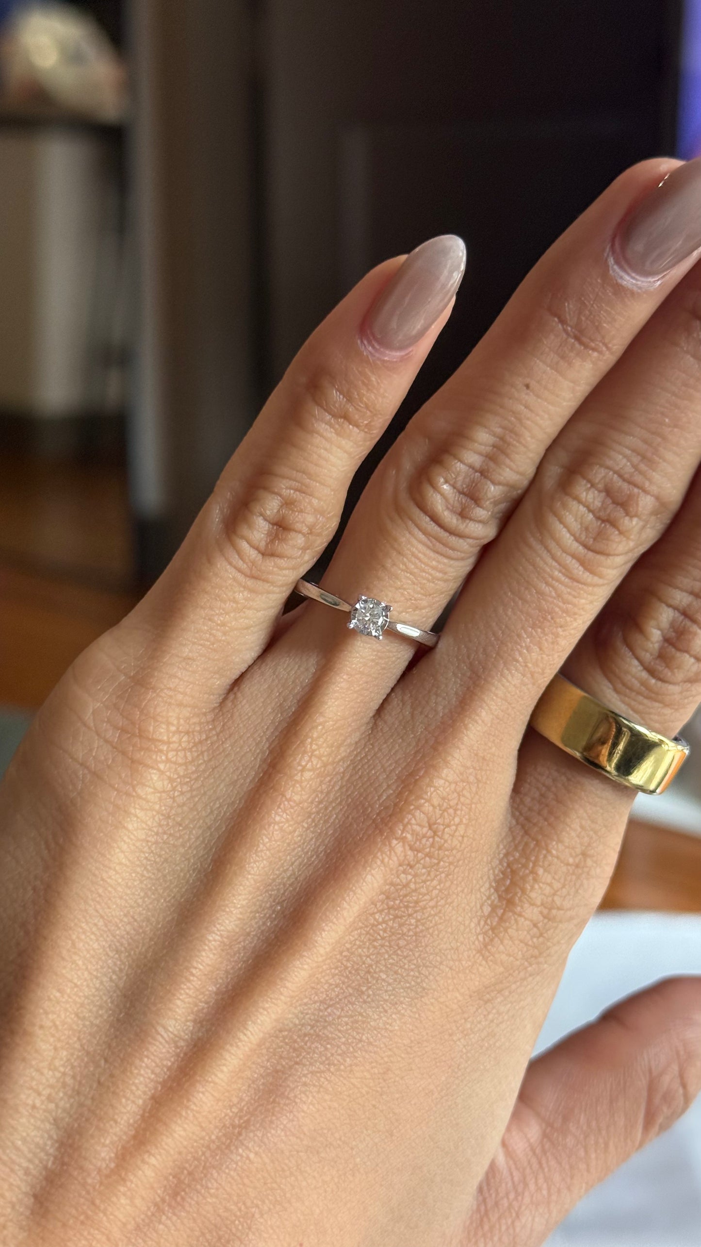 Diamond Round Brilliant Solitaire Ring