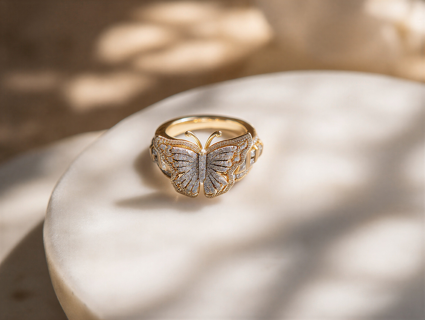 Diamond Butterfly Fancy Ring