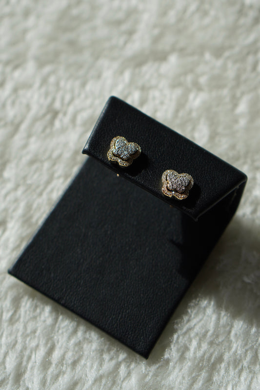 Diamond Small Butterfly Earrings