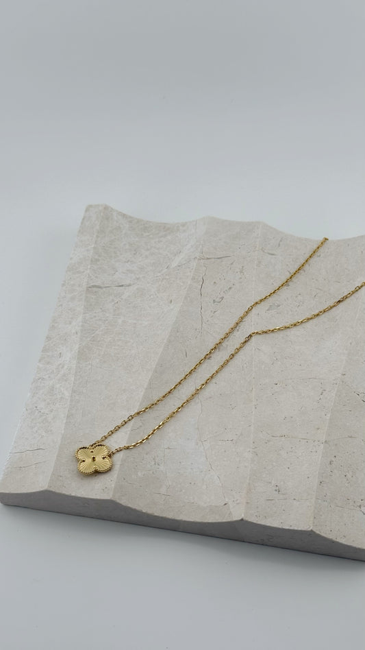 14K Clover Pendant Necklace